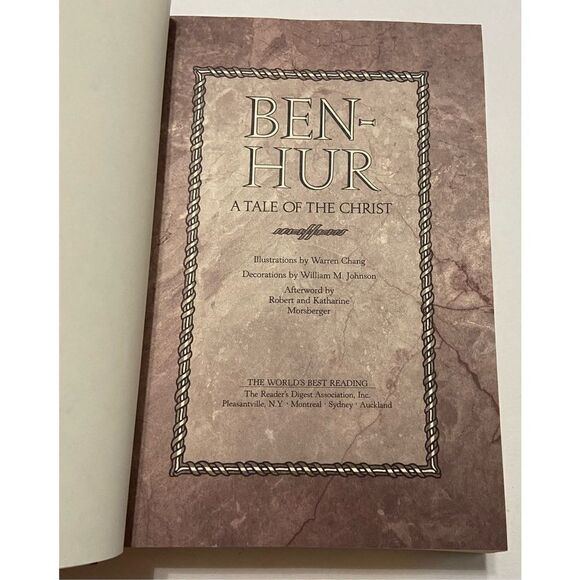 BEN HUR by LEW WALLACE (1992 READER'S DIGEST WORLD'S BEST READING w/ INSERT) - Picture 7 of 8